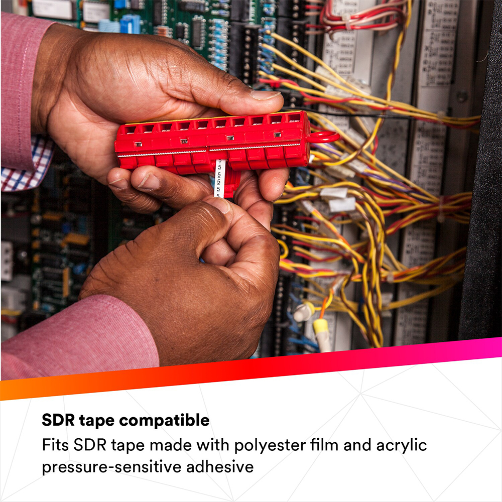 3M ScotchCode Wire Marker Tape Dispenser from GME Supply